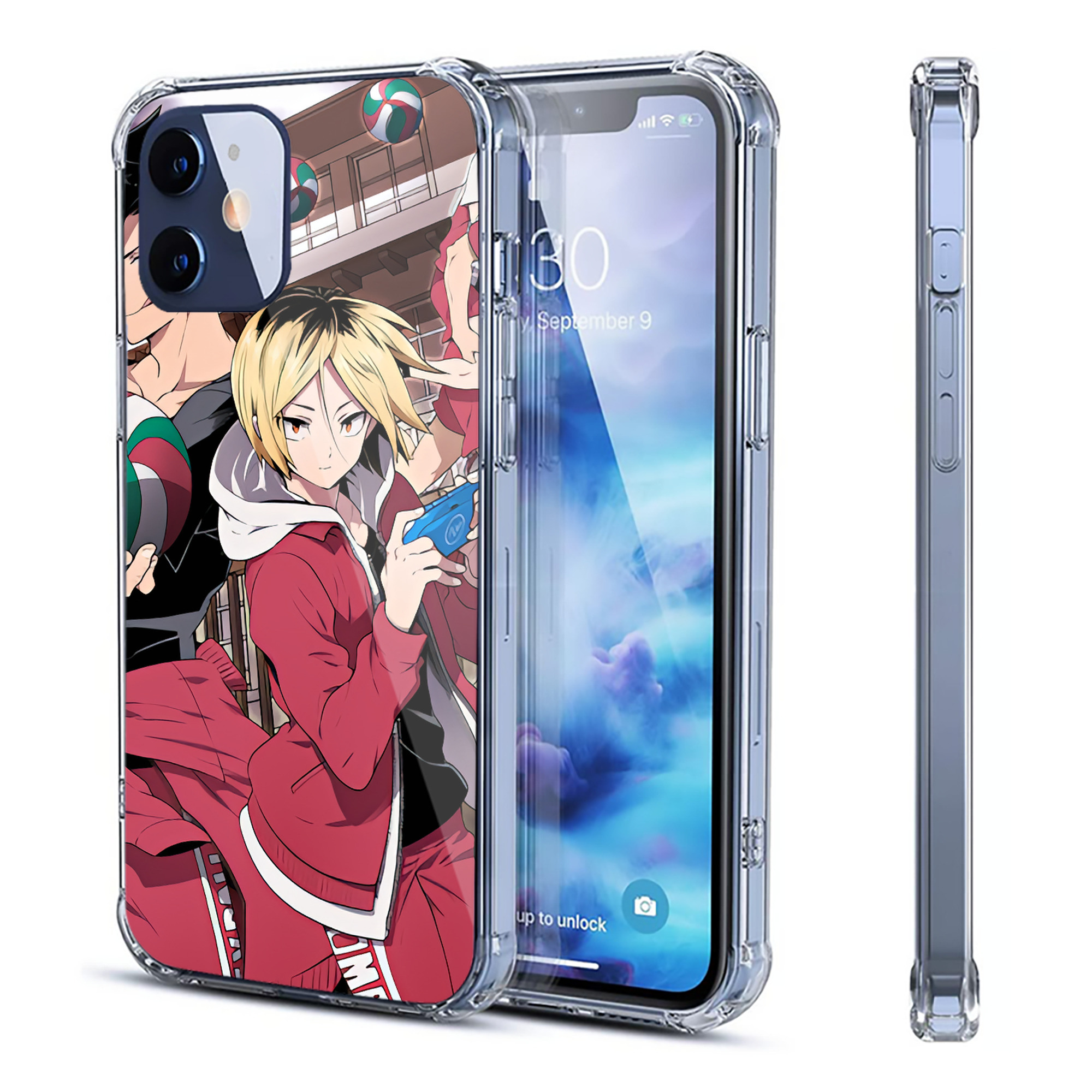 （画像用） ハイキュー!! Haikyu!! 【iPhone 12シリーズ対応】透明スマホケース（クリアソフトケース）